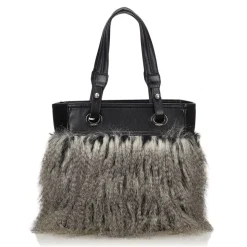 Chanel Vintage - Fur Fantasy Handbag - Black - Fur Handbag - Luxury High Quality - Avvenice