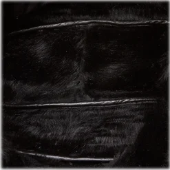 Chanel Vintage - Fur Tote Bag - Black - Fur Handbag - Luxury High Quality - Avvenice