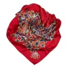 Chanel Vintage - Gem Printed Silk Scarf - Red - Silk Foulard - Luxury High Quality - Avvenice