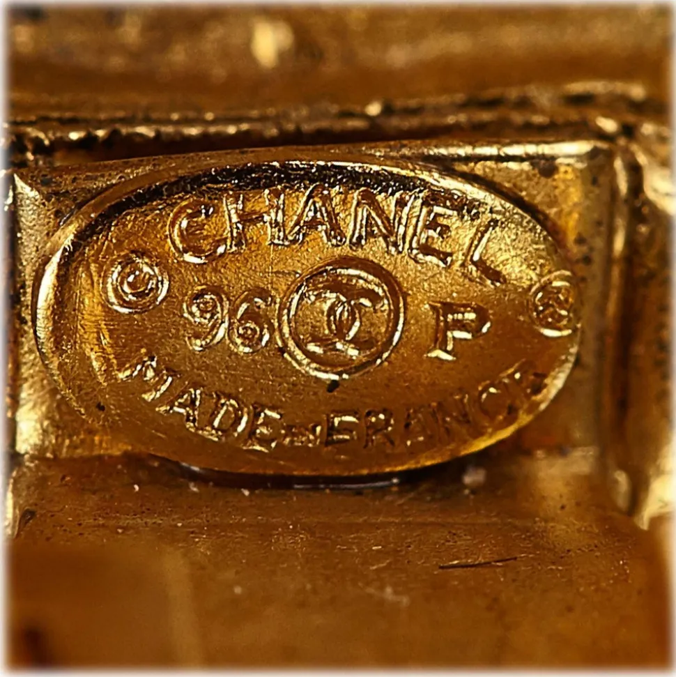 Chanel Vintage - Gold Toned Clip On Earrings - Gold - Earrings Chanel - Luxury High Quality - Avvenice