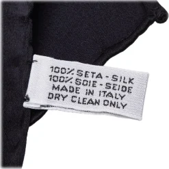 Chanel Vintage - Jewelry Printed Silk Scarf - Black - Silk Foulard - Luxury High Quality - Avvenice