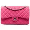 Chanel Vintage - Jumbo Classic Caviar Double Flap - Pink - Leather and Lambskin Handbag - Luxury High Quality - Avvenice