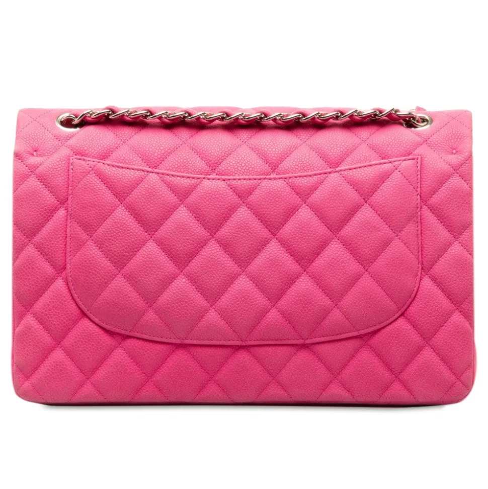 Chanel Vintage - Jumbo Classic Caviar Double Flap - Pink - Leather and Lambskin Handbag - Luxury High Quality - Avvenice