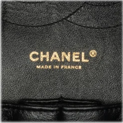 Chanel Vintage - Jumbo Classic Chevron Lambskin Double Flap - Black - Leather and Lambskin Handbag - Luxury High Quality - Avvenice