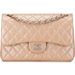 Chanel Vintage - Jumbo Classic Iridescent Caviar Double Flap - Brown - Leather and Lambskin Handbag - Luxury High Quality - Avvenice