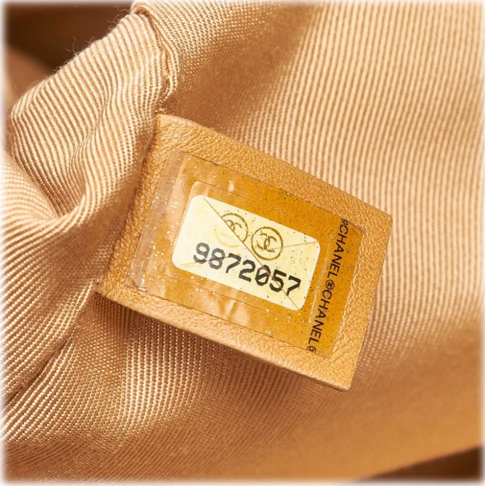 Chanel Vintage - Leather Cerf Tote Bag - Brown Beige - Leather Handbag - Luxury High Quality - Avvenice