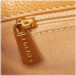 Chanel Vintage - Leather Cerf Tote Bag - Brown Beige - Leather Handbag - Luxury High Quality - Avvenice