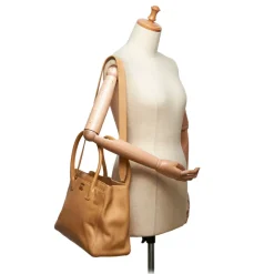 Chanel Vintage - Leather Cerf Tote Bag - Brown Beige - Leather Handbag - Luxury High Quality - Avvenice
