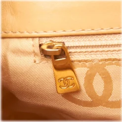 Chanel Vintage - Leather Surpique Handbag Bag - Brown - Leather Handbag - Luxury High Quality - Avvenice