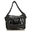 Chanel Vintage - Luxe Ligne Accordion Flap Bag - Black - Leather Handbag - Luxury High Quality - Avvenice
