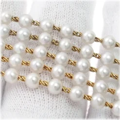 Chanel Vintage - Mademoiselle Pearl Watch - White Pearl & Yellow Gold - Pearl Watch Chanel - High quality Luxury - Avvenice