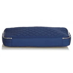 Chanel Vintage - Matelasse Laptop Bag - Blue Navy - Canvar Handbag - Luxury High Quality - Avvenice