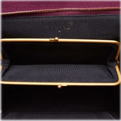 Chanel Vintage - Matelasse Wool Shoulder Bag - Red - Leather and Wool Handbag - Luxury High Quality - Avvenice