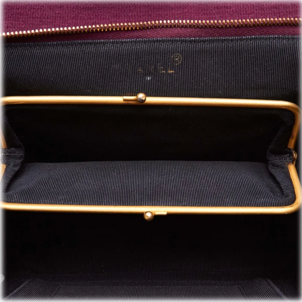 Chanel Vintage - Matelasse Wool Shoulder Bag - Red - Leather and Wool Handbag - Luxury High Quality - Avvenice