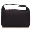 Chanel Vintage - Matelasse Nylon Handbag Bag - Black - Canvas Handbag - Luxury High Quality - Avvenice
