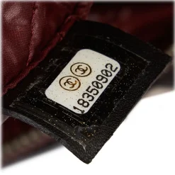 Chanel Vintage - Matelasse Nylon Handbag Bag - Black - Canvas Handbag - Luxury High Quality - Avvenice