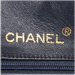 Chanel Vintage - Matelasse Tassel Lambskin Leather Bag - Black - Leather and Lambskin Handbag - Luxury High Quality - Avvenice
