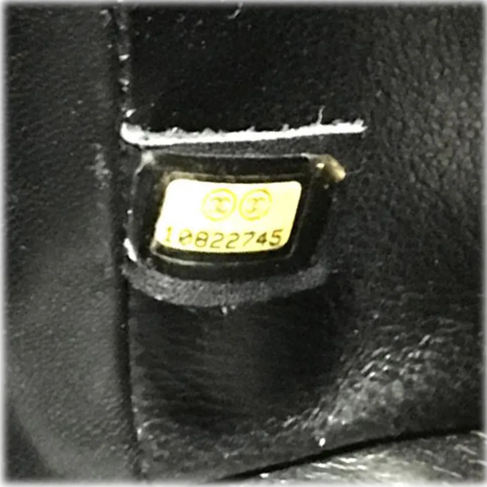 Chanel Vintage - Medallion Caviar Leather Tote Bag - Black - Caviar Leather Handbag - Luxury High Quality - Avvenice