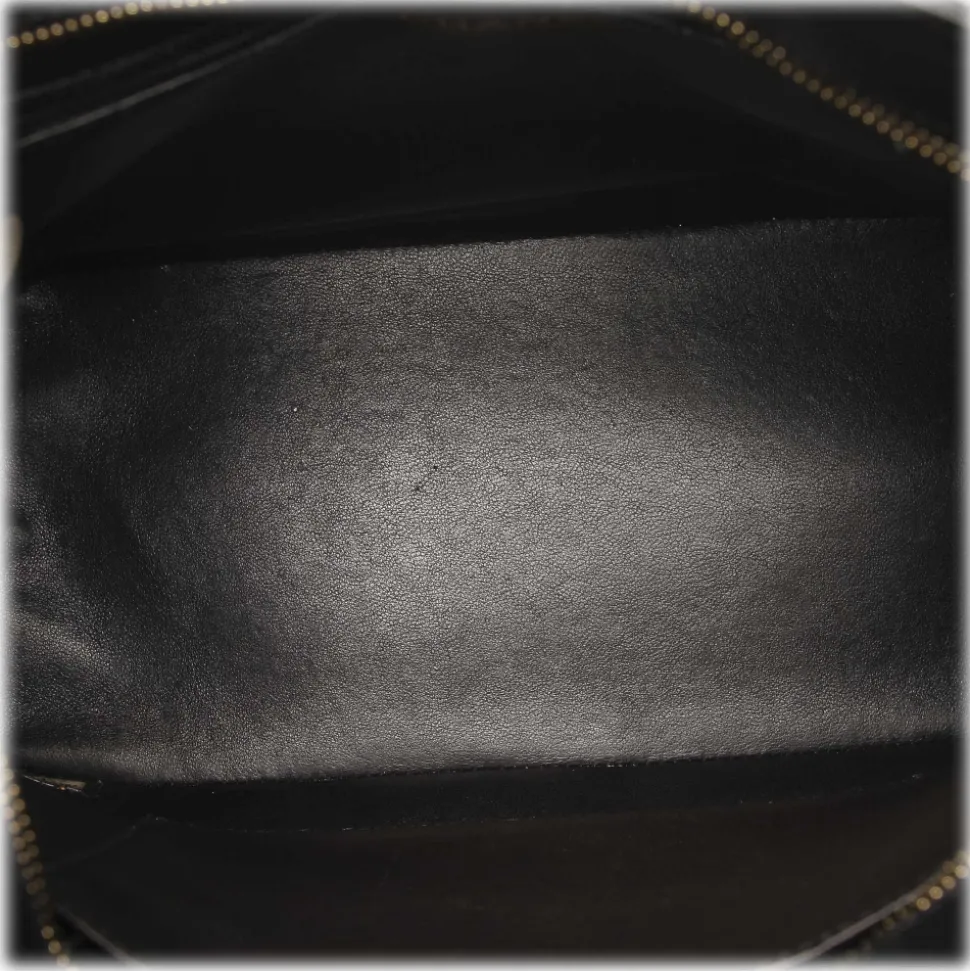 Chanel Vintage - Medallion Caviar Leather Tote Bag - Black - Caviar Leather Handbag - Luxury High Quality - Avvenice