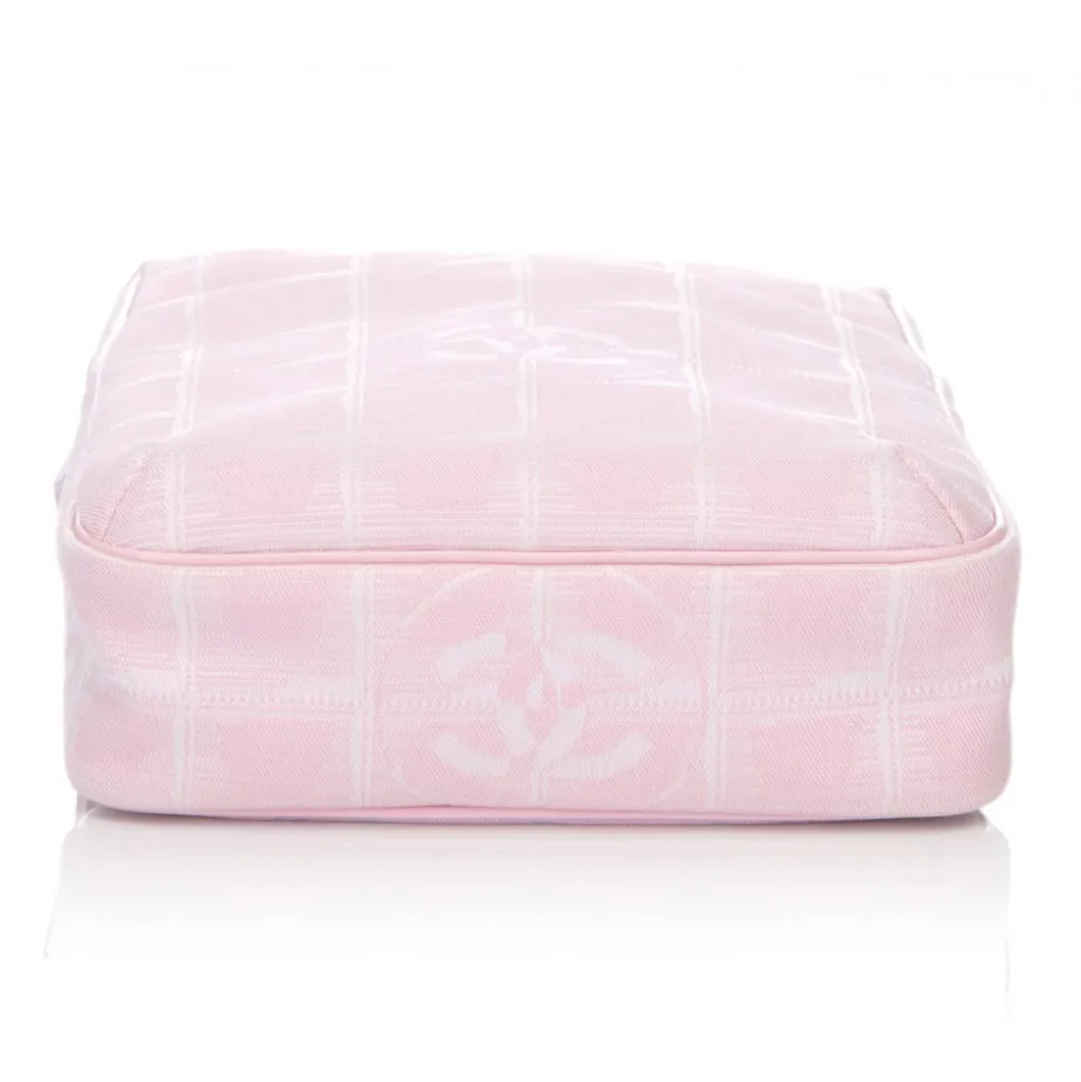 Chanel Vintage - New Travel Line Shoulder Bag - Pink - Canvas Handbag - Luxury High Quality - Avvenice