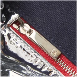 Chanel Vintage - No. 5 Chain Bag - White Ivory - Leather and Canvas Handbag - Luxury High Quality - Avvenice