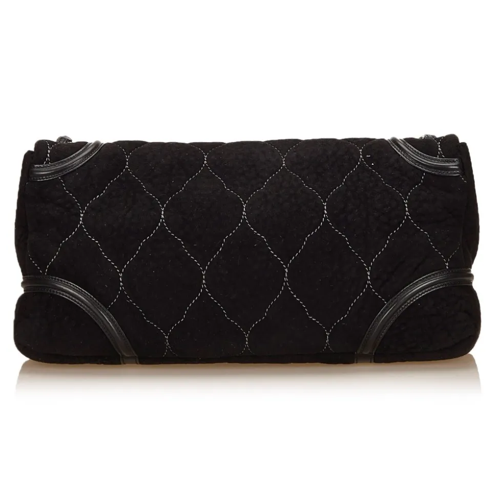 Chanel Vintage - Nubuck Leather Flap Bag - Black - Nubuck Leather Handbag - Luxury High Quality - Avvenice