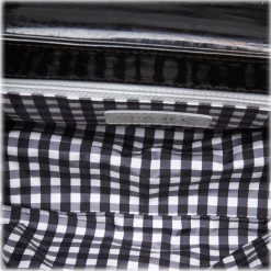 Chanel Vintage - Patent Leather Chain Bag - Black - Leather Handbag - Luxury High Quality - Avvenice