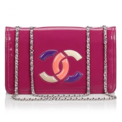 Chanel Vintage - Patent Lipstick Flap Bag - Pink - Patent Leather Handbag - Luxury High Quality - Avvenice