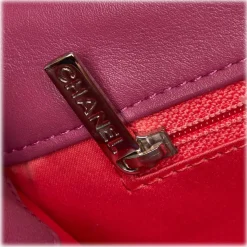 Chanel Vintage - Patent Lipstick Flap Bag - Pink - Patent Leather Handbag - Luxury High Quality - Avvenice