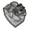 Chanel Vintage - Printed Silk Scarf - Grey Light Grey - Silk Foulard - Luxury High Quality - Avvenice