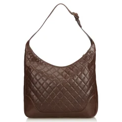 Chanel Vintage - Quilted Caviar Leather Shoulder Bag - Brown - Caviar Leather Handbag - Luxury High Quality - Avvenice