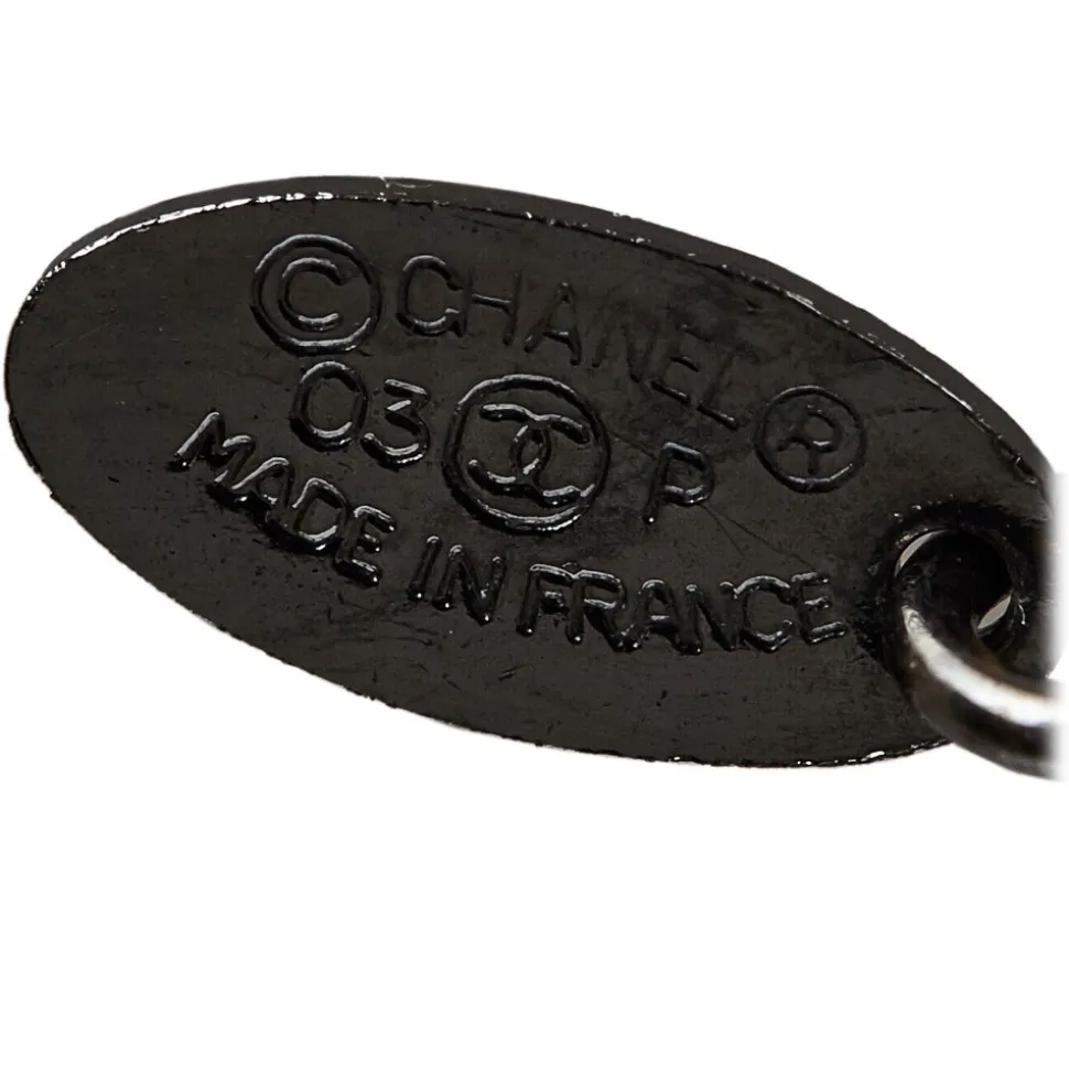 Chanel Vintage - Round Pendant Necklace - Silver - Necklace Chanel - Luxury High Quality - Avvenice