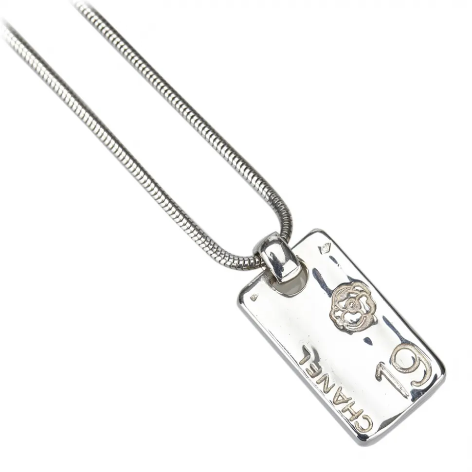 Chanel Vintage - Silver-Tone Necklace 18K - Silver - Necklace Chanel - Luxury High Quality - Avvenice
