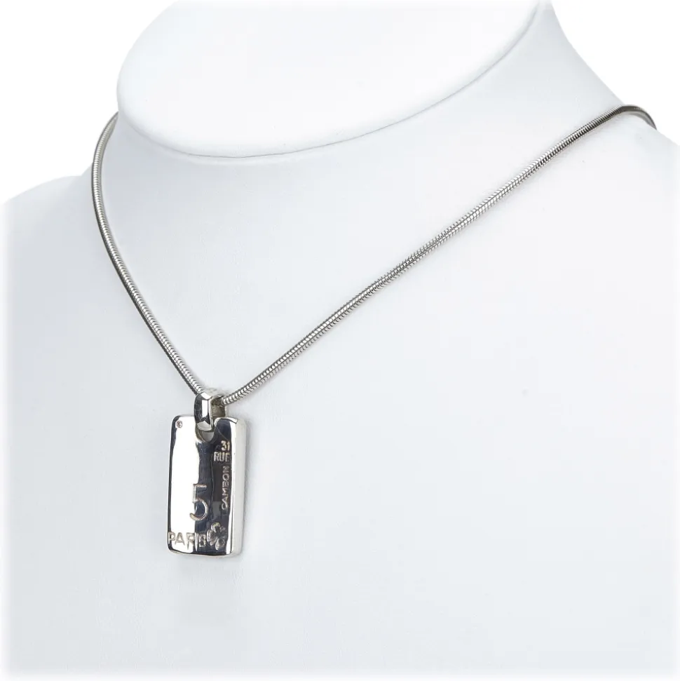 Chanel Vintage - Silver-Tone Necklace 18K - Silver - Necklace Chanel - Luxury High Quality - Avvenice