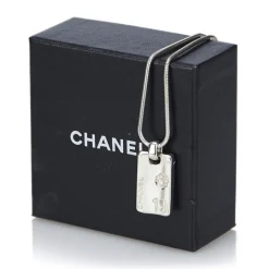 Chanel Vintage - Silver-Tone Necklace 18K - Silver - Necklace Chanel - Luxury High Quality - Avvenice