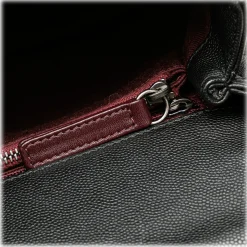 Chanel Vintage - Small Caviar Coco Top Handle Bag - Black - Leather and Lambskin Handbag - Luxury High Quality - Avvenice