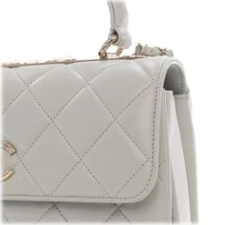 Chanel Vintage - Small Lambskin Trendy CC Flap - Gray - Leather and Lambskin Handbag - Luxury High Quality - Avvenice