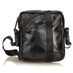 Chanel Vintage - Sports Line Crossbody Bag - Black - Canvas Handbag - Luxury High Quality - Avvenice