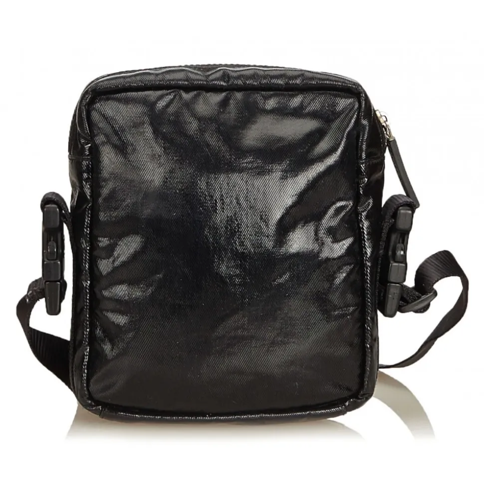 Chanel Vintage - Sports Line Crossbody Bag - Black - Canvas Handbag - Luxury High Quality - Avvenice