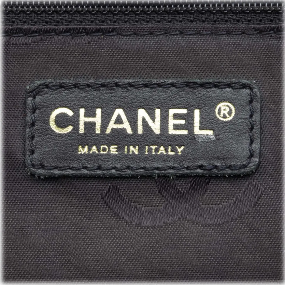 Chanel Vintage - Surpique Wool Shoulder Bag - Grey - Leather and Wool Handbag - Luxury High Quality - Avvenice