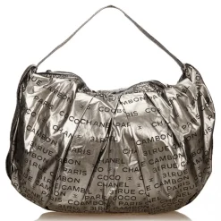 Chanel Vintage - Unlimited Tote Bag - Silver - Canvas Handbag - Luxury High Quality - Avvenice