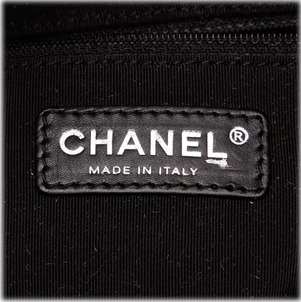 Chanel Vintage - Unlimited Tote Bag - Silver - Canvas Handbag - Luxury High Quality - Avvenice