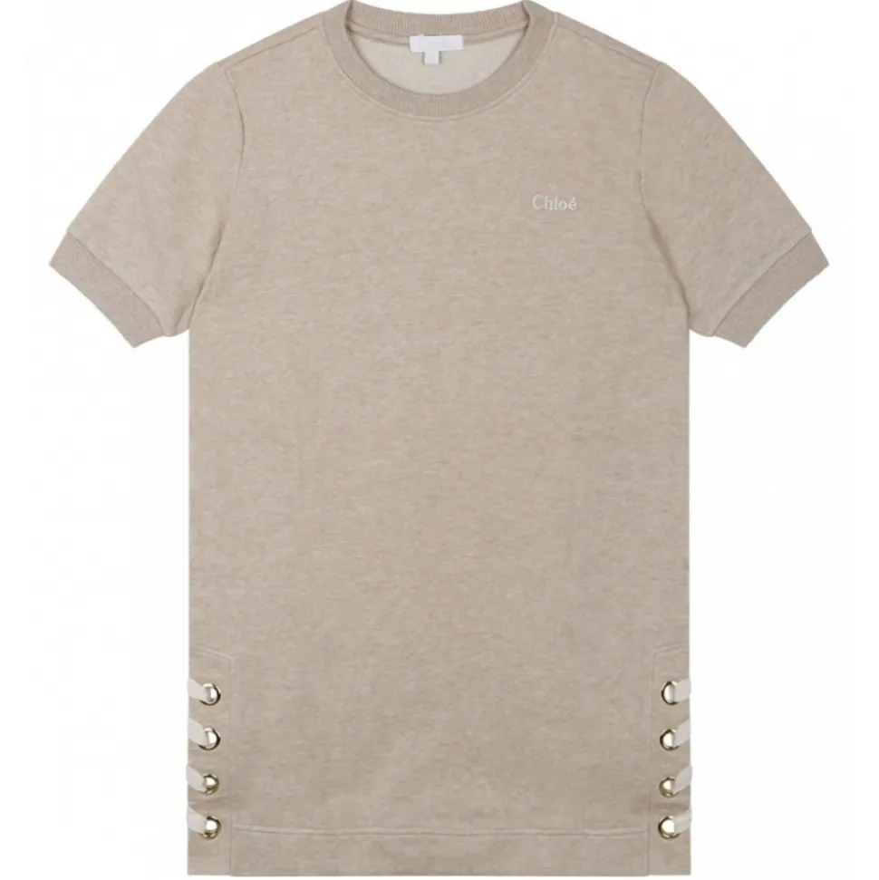 Chloé - Beige Detail Dress - Chloé Exclusive Luxury Collection - Avvenice