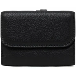 Chloé - Black Alphabet Mini Tri Fold Wallet - Chloé Exclusive Luxury Collection - Avvenice