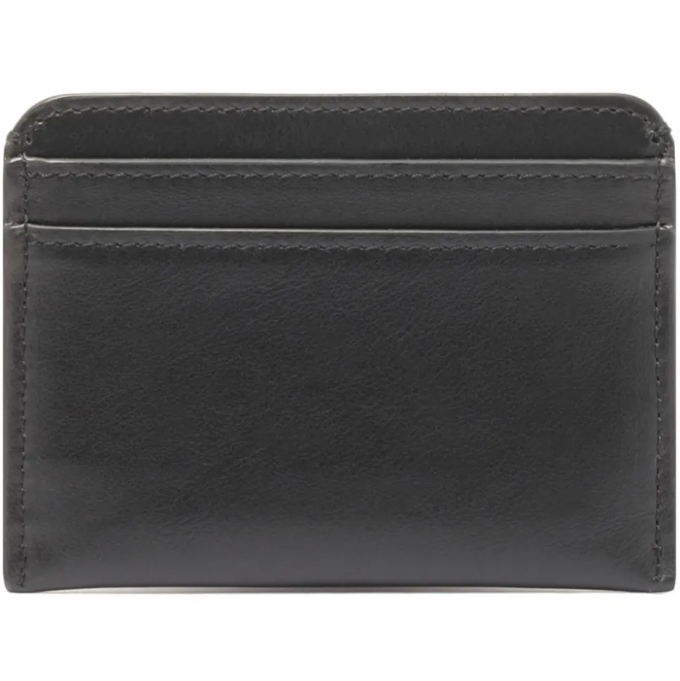 Chloé - Black Embroidered-Logo Leather Cardholder - Chloé Exclusive Luxury Collection - Avvenice