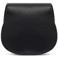 Chloé - Black Small Marcie Saddle Bag - Chloé Exclusive Luxury Collection - Avvenice