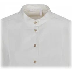 Chloé - Buttercream Smoking Shirt - Chloé Exclusive Luxury Collection - Avvenice