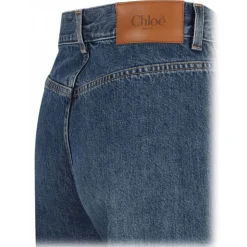 Chloé - Dark Blue Bootcut Denim Jeans - Chloé Exclusive Luxury Collection - Avvenice