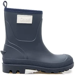 Chloé - Kids Logo-Patch Ankle Boots - Chloé Exclusive Luxury Collection - Avvenice