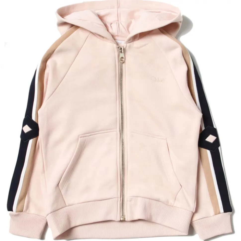 Chloé - Kids Pink Hoodie - Chloé Exclusive Luxury Collection - Avvenice